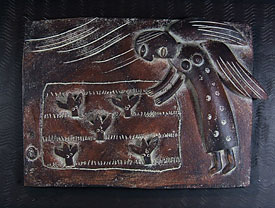 Angel Tending Flowers