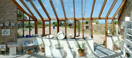 Glass-roofed Gallery - The Yew Tree Gallery