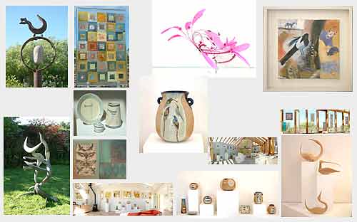 Glass-roofed Gallery - The Yew Tree Gallery